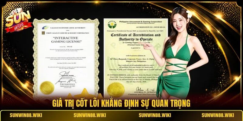 Giá trị cốt lõi khẳng định sự quan trọng